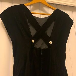 BLACK VELVET COCKTAIL DRESS           ✨PERFECT HOLIDAY DRESS✨